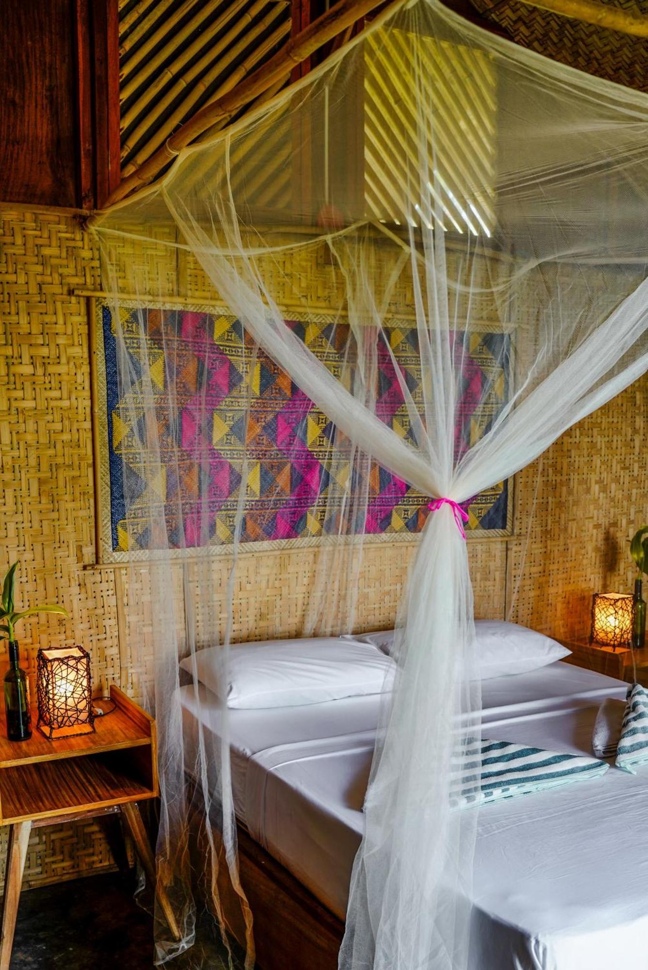 Eco Sanctuaries Nature Lodge Nacpan Beach, Эль-Нидо Экстерьер фото