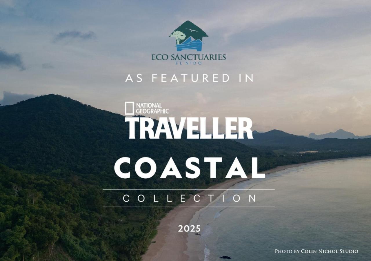 Eco Sanctuaries Nature Lodge Nacpan Beach, Эль-Нидо Экстерьер фото