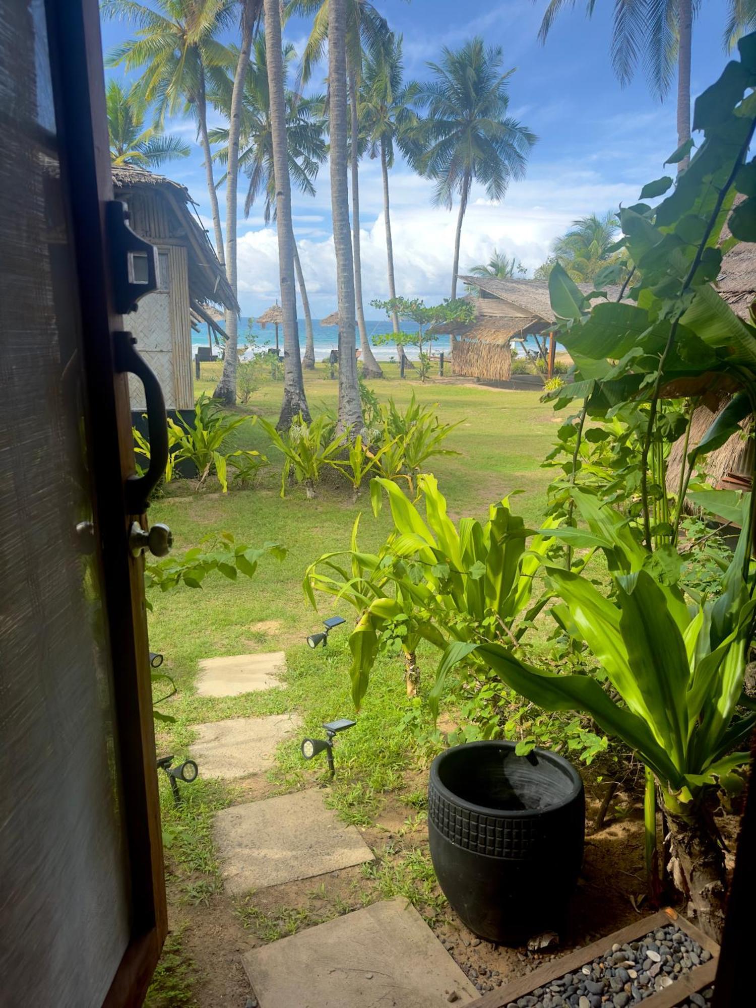 Eco Sanctuaries Nature Lodge Nacpan Beach, Эль-Нидо Экстерьер фото