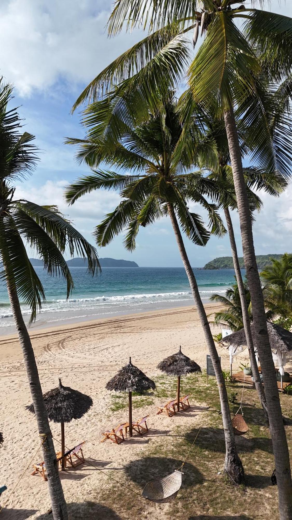 Eco Sanctuaries Nature Lodge Nacpan Beach, Эль-Нидо Экстерьер фото