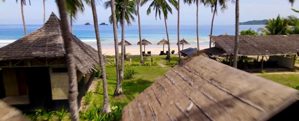 Eco Sanctuaries Nature Lodge Nacpan Beach, Эль-Нидо Экстерьер фото